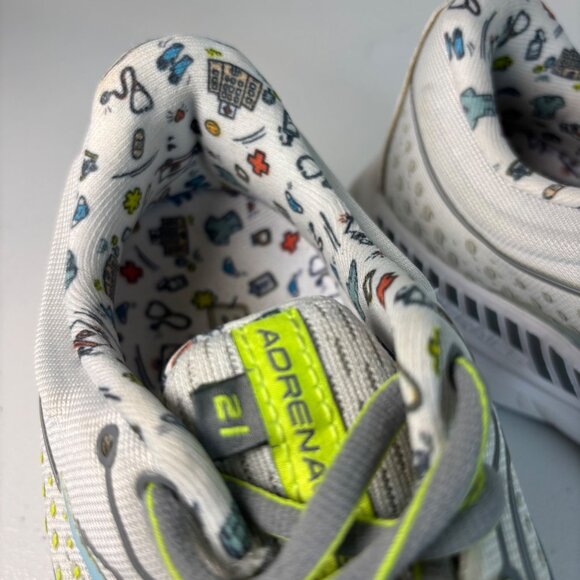 Brooks Adrenaline GTS 21 Women’s 8.5 Running Shoes First Responder Nurse Medical - Picture 13 of 16